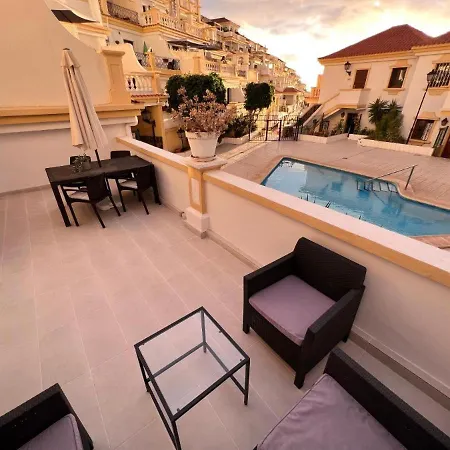 With Terrace And Pools In Apartment